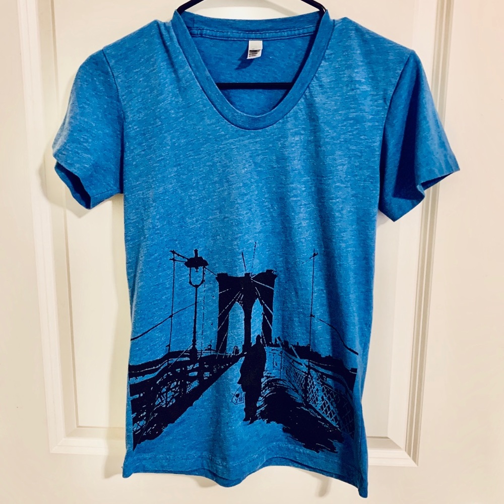 Brooklyn Bridge Print T-Shirt